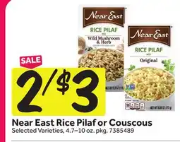 Stop&Shop Near East Rice Pilaf or Couscous offer