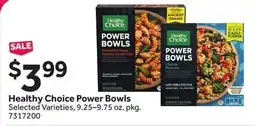 Stop&Shop Healthy Choice Power Bowls offer