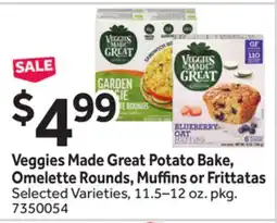 Stop&Shop Veggies Made Great Potato Bake, Omelette Rounds, Muffi ns or Frittatas offer