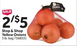 Stop&Shop Stop & Shop Yellow Onions offer