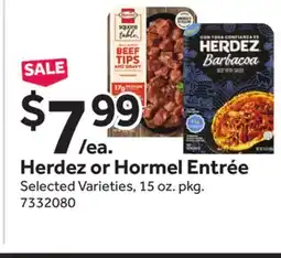 Stop&Shop Herdez or Hormel Entrée offer