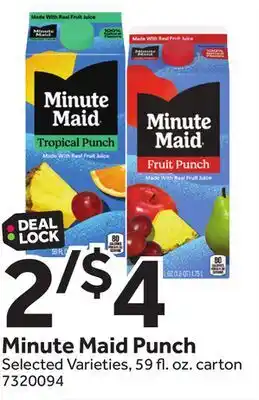 Stop&Shop Minute Maid Punch offer