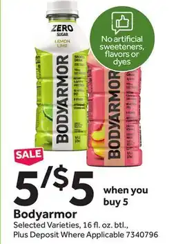 Stop&Shop Bodyarmor offer