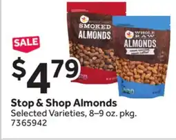 Stop&Shop Stop & Shop Almonds offer