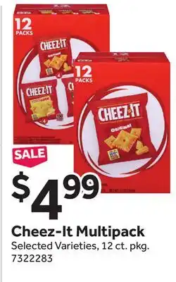Stop&Shop Cheez-It Multipack offer