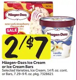 Stop&Shop Häagen-Dazs Ice Cream or Ice Cream Bars offer