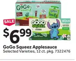 Stop&Shop GoGo Squeez Applesauce offer