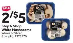 Stop&Shop Stop & Shop White Mushrooms offer