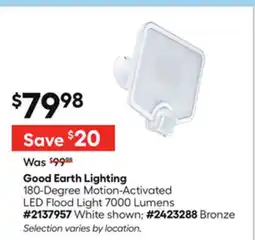 Lowe's 180-Degree Motion-Activated LED Flood Light 7000 Lumens offer