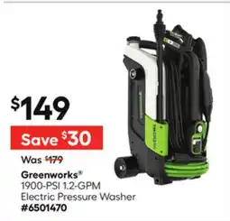 Lowe's 1900-PSI 1.2-GPM Electric Pressure Washer offer
