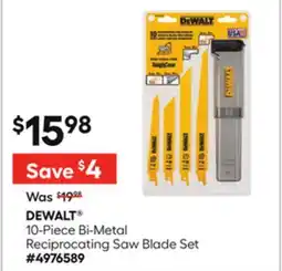 Lowe's 10-Piece Bi-Metal Reciprocating Saw Blade Set offer