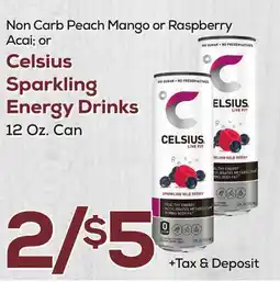 DeCicco & Sons Celsius Sparkling Energy Drinks offer
