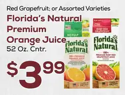 DeCicco & Sons Florida's Natural Premium Orange Juice offer