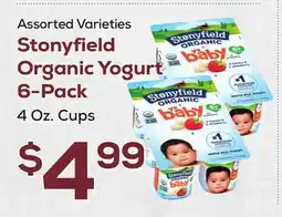 DeCicco & Sons Stonyfield Organic Yogurt 6-Pack offer