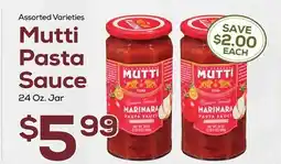 DeCicco & Sons Mutti Pasta Sauce offer