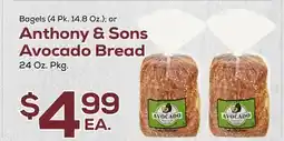 DeCicco & Sons Anthony & Sons Avocado Bread 24 Oz. Pkg offer