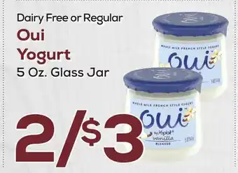 DeCicco & Sons Oui Yogurt offer
