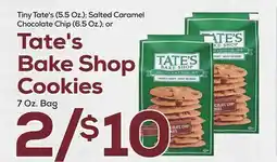 DeCicco & Sons Tate's Bake Shop Cookies 7 Oz. Bag offer