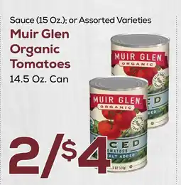 DeCicco & Sons Muir Glen Organic Tomatoes offer
