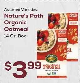 DeCicco & Sons Nature's Path Organic Oatmeal offer