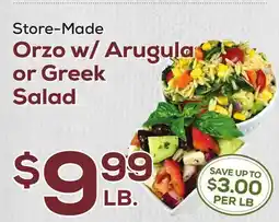 DeCicco & Sons Orzo w/Arugula or Greek Salad offer