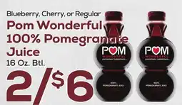 DeCicco & Sons Pom Wonderful 100% Pomegranate Juice offer