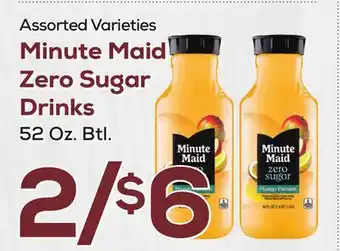 DeCicco & Sons Minute Maid Zero Sugar Drinks offer