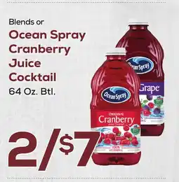 DeCicco & Sons Ocean Spray Cranberry Juice Cocktail offer