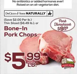 DeCicco & Sons Bone-In Pork Chops offer