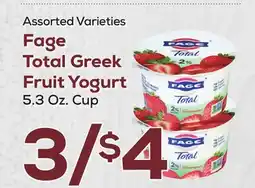 DeCicco & Sons Fage Total Greek Fruit Yogurt offer