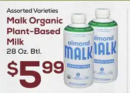 DeCicco & Sons Malk Organic Plant-Based Milk offer