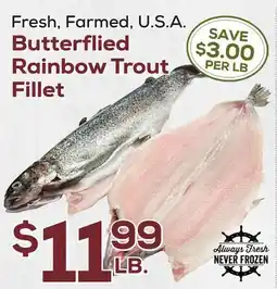 DeCicco & Sons Butterflied Rainbow Trout Fillet offer