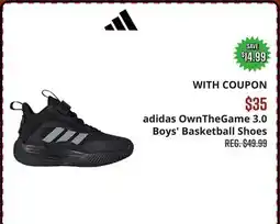 Big 5 adidas OwnTheGame 3.0 Boys' Basketball Shoes offer