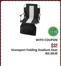 Big 5 Stansport Folding Stadium Seat offer