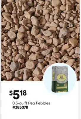 Lowe's 0.5-cu ft Pea Pebbles offer
