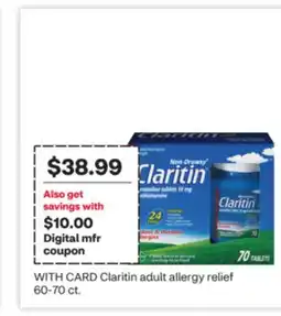 CVS Claritin adult allergy relief offer