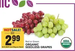 Food Lion Organic Seedless Grapes offer