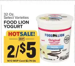 Food Lion FOOD LION YOGURT offer