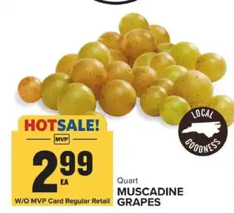 Food Lion Muscadine Grapes offer