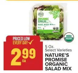 Food Lion Nature's Promise Organic Salad Mix offer