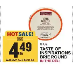 Food Lion Taste of Inspirations Brie Round offer