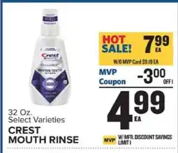 Food Lion CREST MOUTH RINSE offer