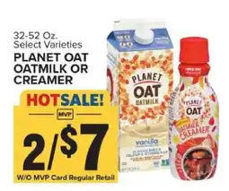 Food Lion Planet Oat Oatmilk or Creamer offer