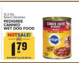 Food Lion Pedigree Canned Wet Dog Food offer
