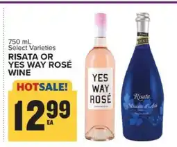 Food Lion Risata or Yes Way Rosé Wine offer