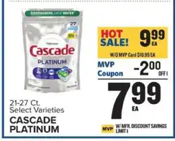 Food Lion Cascade Platinum offer