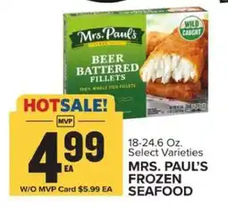 Food Lion Mrs. Paul's Frozen Seafood offer