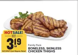 Food Lion Family Pack Boneless, Skinless Chicken Thighs offer