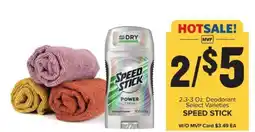 Food Lion Speed Stick offer