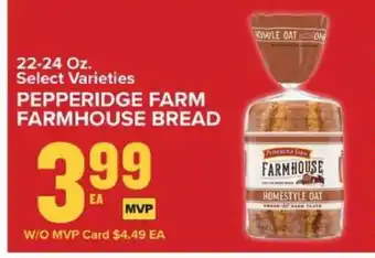 Food Lion Pepperidge Farm Farmhouse Bread offer
